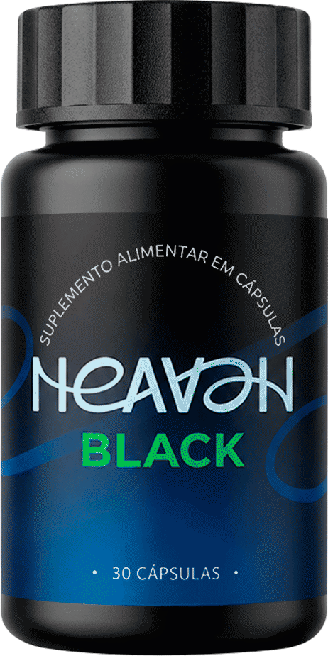 Pote do Heaven Black, 30 cápsulas