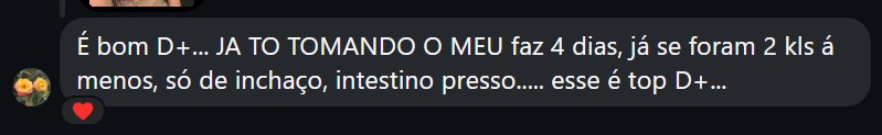 Depoimento de cliente Heaven no WhatsApp