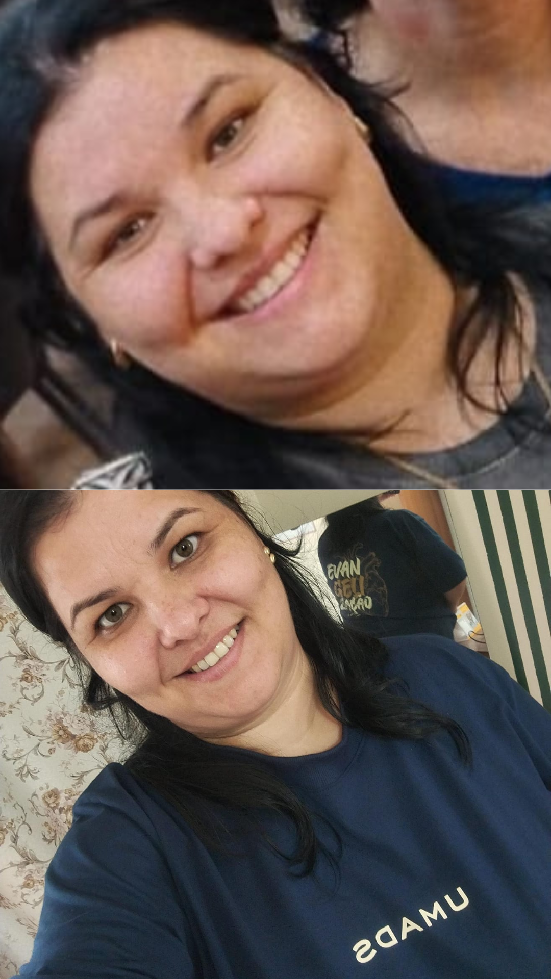 Antes e depois — resultado de cliente Heaven